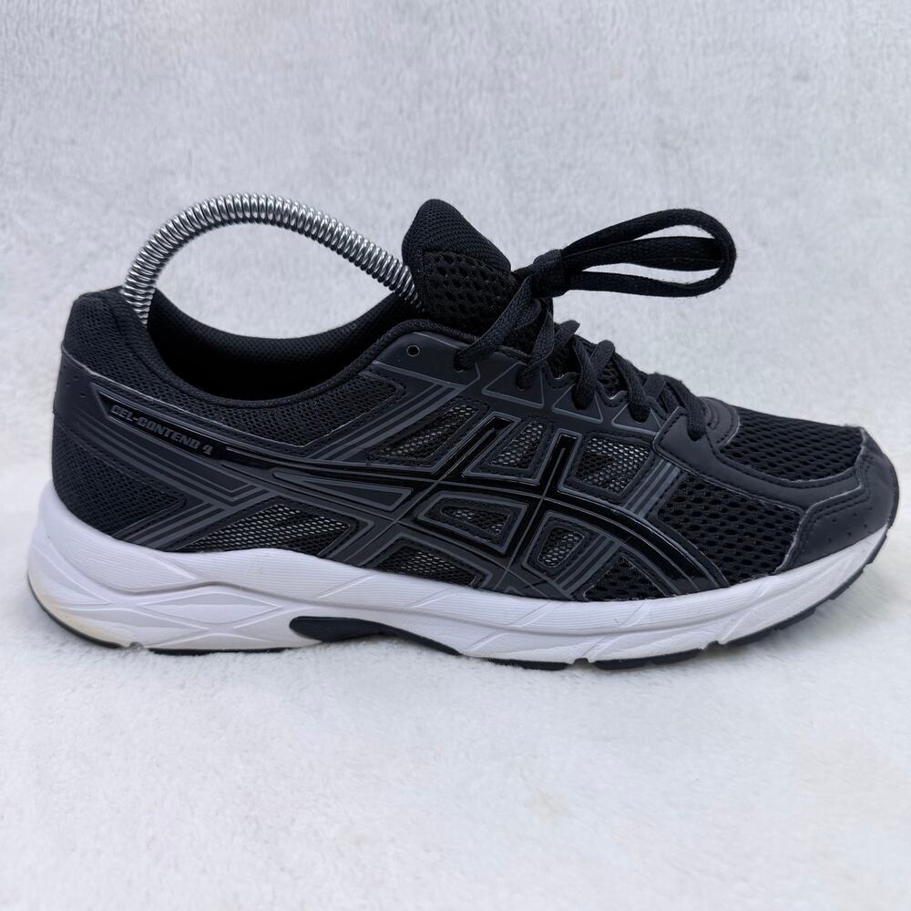 ASICS GEL-Contend 4 Womens Running Shoes Black Size 9 T765N Athletic Trainers